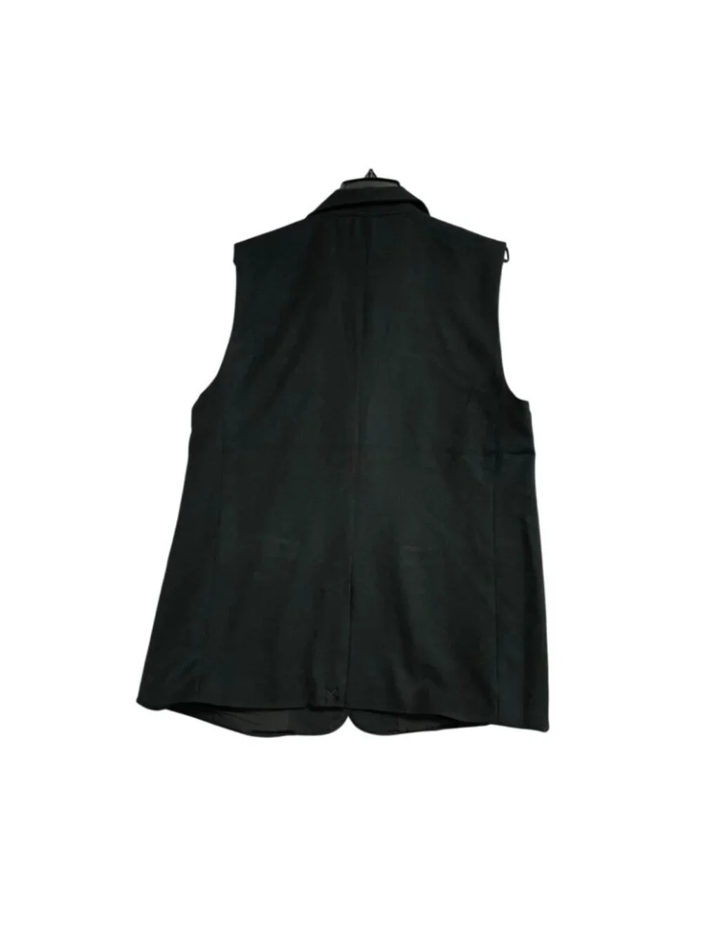 NWT Steve Madden Women's L Sleeveless Black Blazer Vest B0494